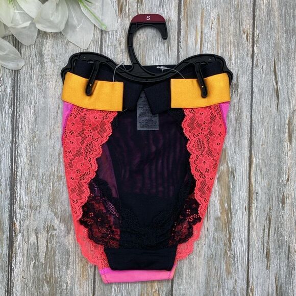 Lace Mesh Sheer Cheeky Underwear Panties 2-Pack, Size S - Picture 2 of 8